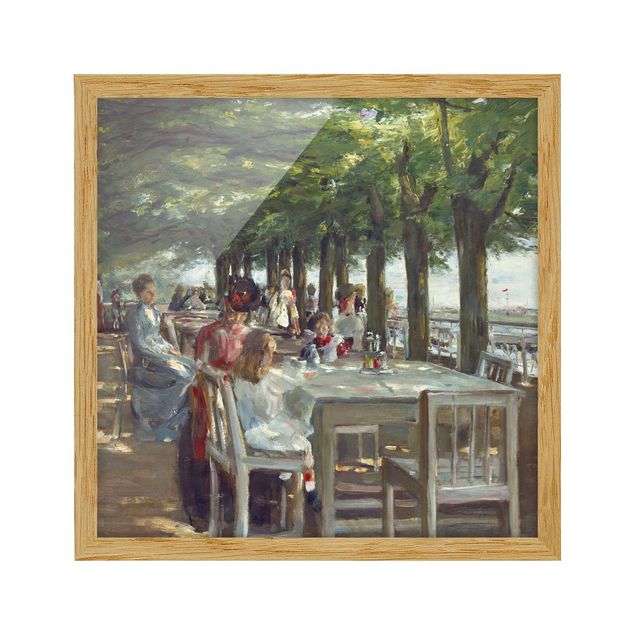 Láminas cuadros famosos Max Liebermann - The Restaurant Terrace Jacob