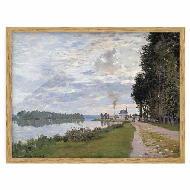 Cuadros famosos Claude Monet - The Waterfront At Argenteuil