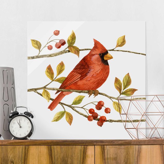 Decoración de cocinas Birds And Berries - Northern Cardinal