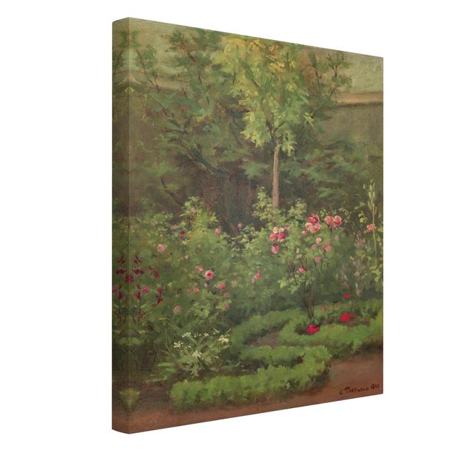 Cuadros puntillismo Camille Pissarro - A Rose Garden