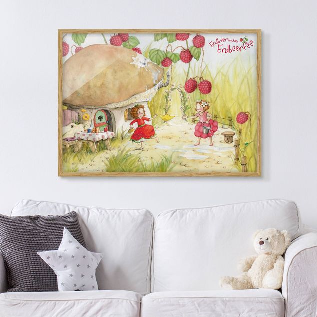 Cuadros modernos y elegantes Little Strawberry Strawberry Fairy - Under The Raspberry Bush