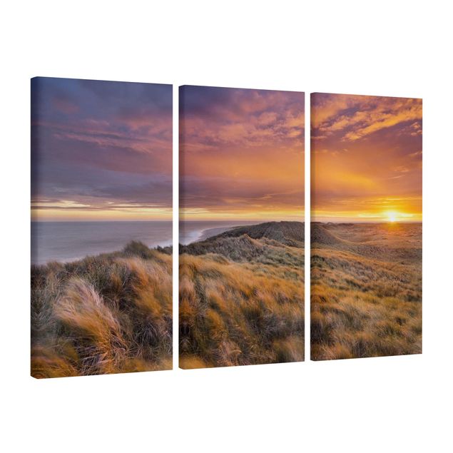 Cuadros paisajes Sunrise On The Beach On Sylt