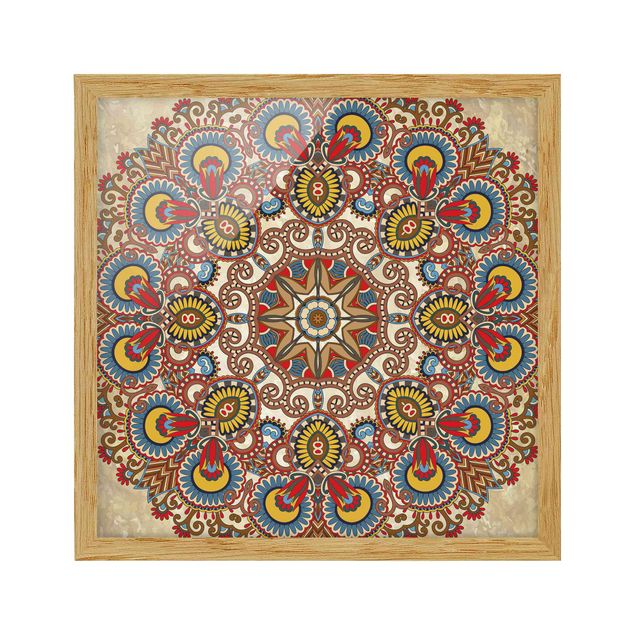 Cuadros zen Coloured Mandala