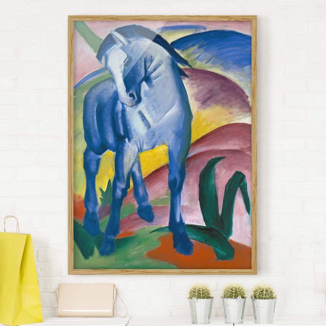 Cuadros de Expresionismo Franz Marc - Blue Horse I