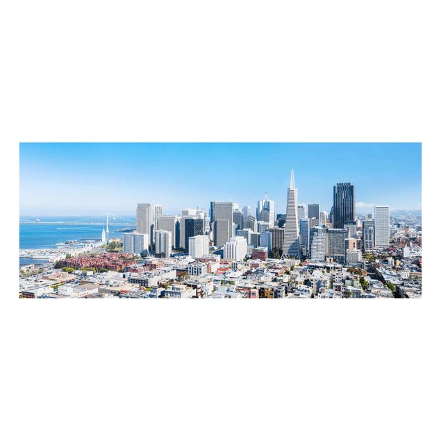 Cuadros azules San Francisco Skyline