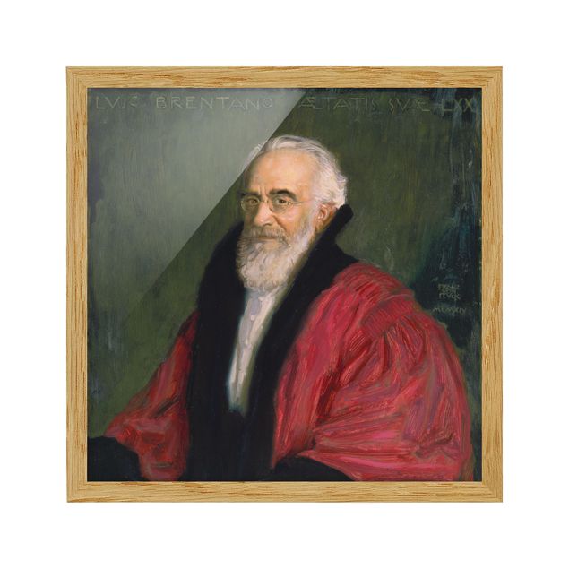 Reproducciones de cuadros Franz von Stuck - Portrait of Lujo Brentano
