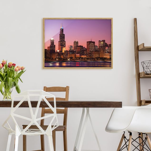 Cuadros modernos y elegantes Chicago Skyline