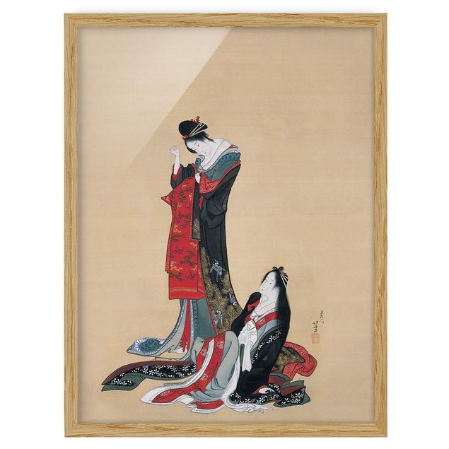 Estilos artísticos Katsushika Hokusai - Two Courtesans