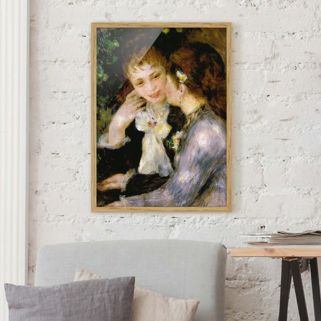 Cuadro del Impresionismo Auguste Renoir - Confidences