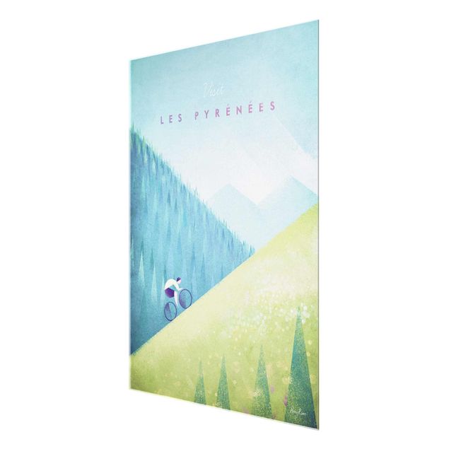 Cuadros arquitectura Travel Poster - The Pyrenees