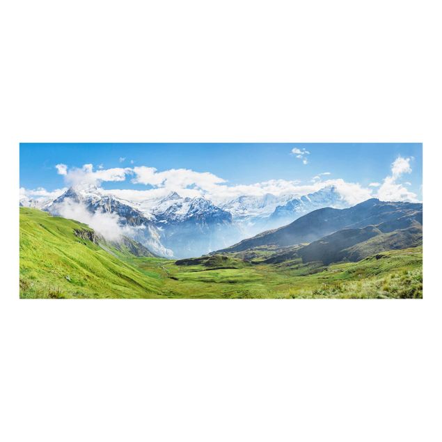 Cuadros de paisajes naturales  Swiss Alpine Panorama