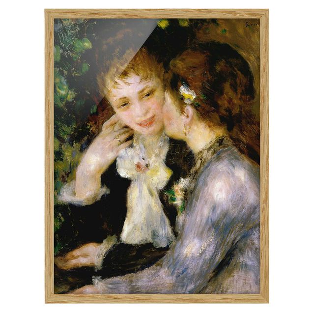 Cuadros famosos Auguste Renoir - Confidences