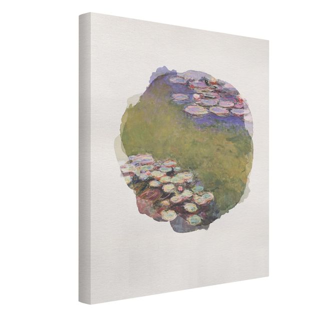 Láminas cuadros famosos WaterColours - Claude Monet - Water Lilies
