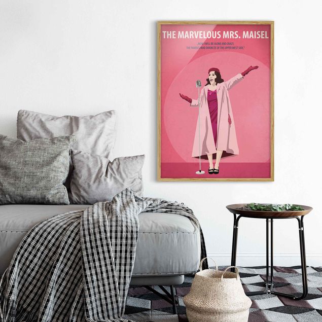 Pósters enmarcados de cuadros famosos Film Poster The Marvelous Mrs. Maisel
