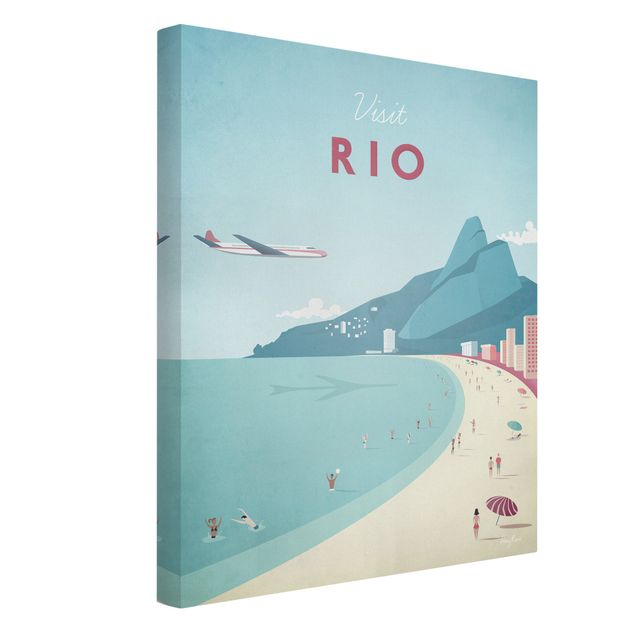 Cuadros con mar Travel Poster - Rio De Janeiro