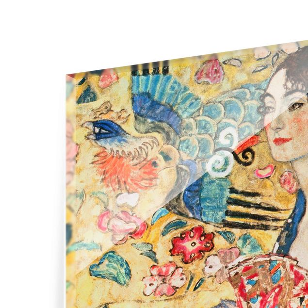 Cuadros retratos Gustav Klimt - Lady With Fan