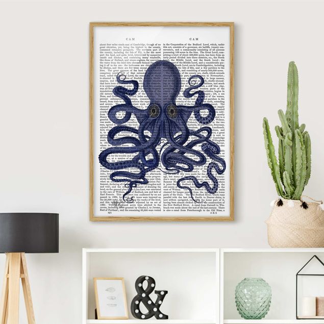 Decoración cocina Animal Reading - Octopus