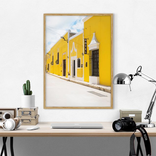 Pósters enmarcados de cuadros famosos City In Yellow