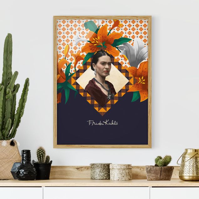 Decoración cocina Frida Kahlo - Lilies