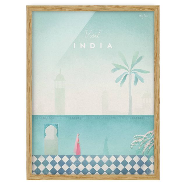 Cuadros arquitectura Travel Poster - India