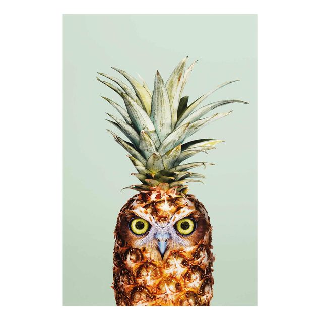 Láminas de cuadros famosos Pineapple With Owl