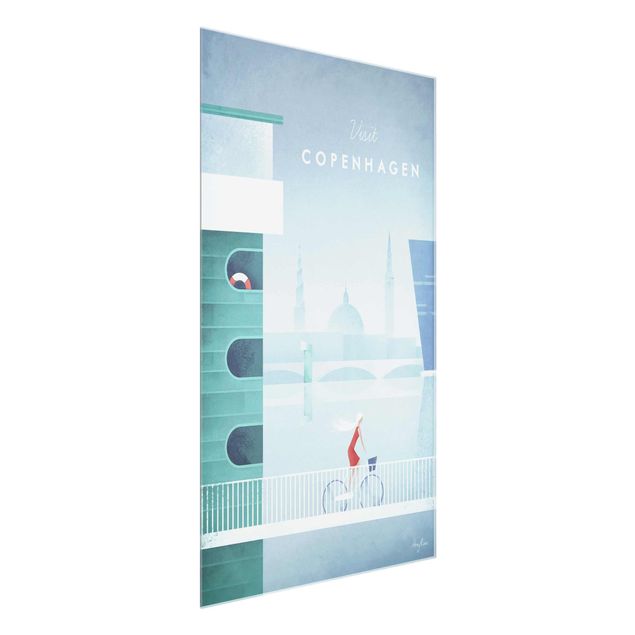 Cuadros famosos Travel Poster - Copenhagen
