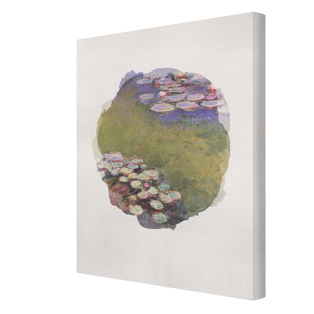 Cuadros de paisajes naturales  WaterColours - Claude Monet - Water Lilies