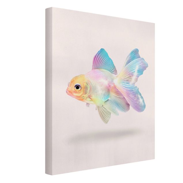 Lienzos de cuadros famosos Fish In Pastel