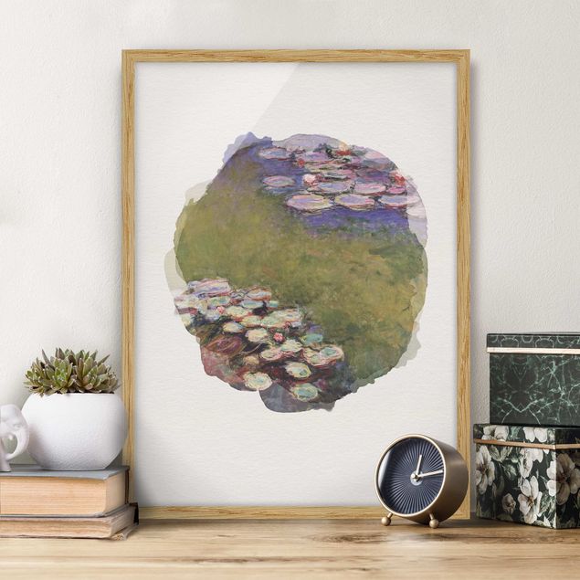 Decoración de cocinas WaterColours - Claude Monet - Water Lilies