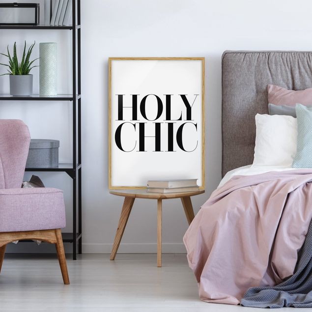Cuadros frases Holy Chic