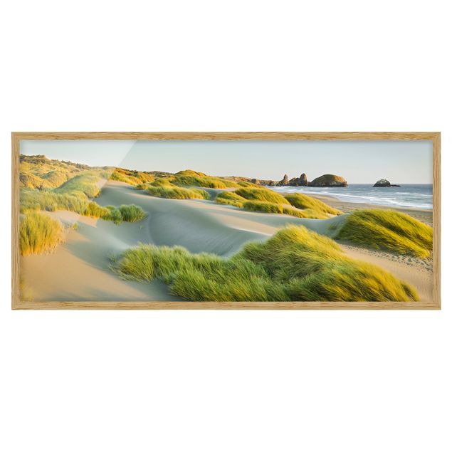 Cuadros playa Dunes And Grasses At The Sea