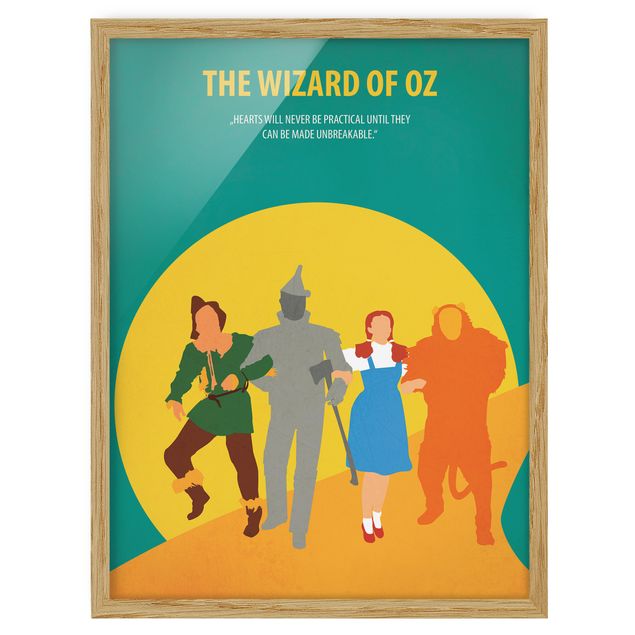 Pósters enmarcados vintage Film Poster The Wizard Of Oz