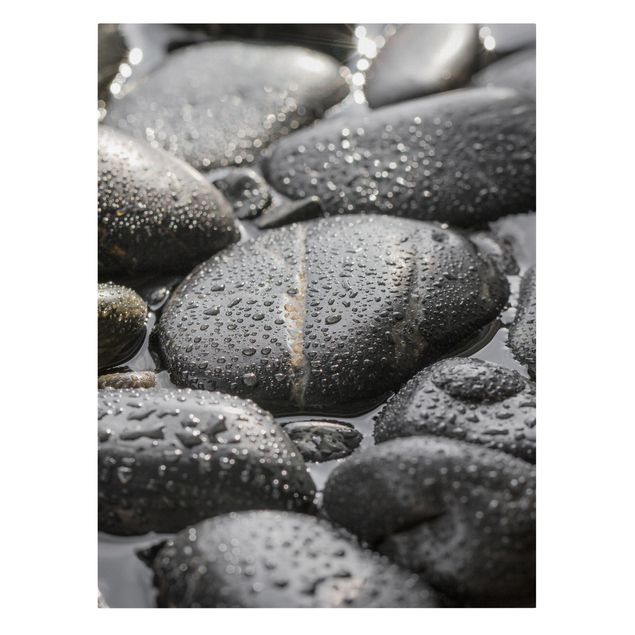 Cuadros modernos y elegantes Black Stones In Water