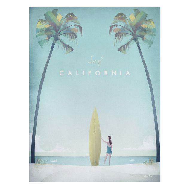 Cuadros con mar Travel Poster - California