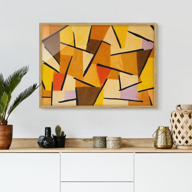 Pósters enmarcados de cuadros famosos Paul Klee - Harmonized Fight