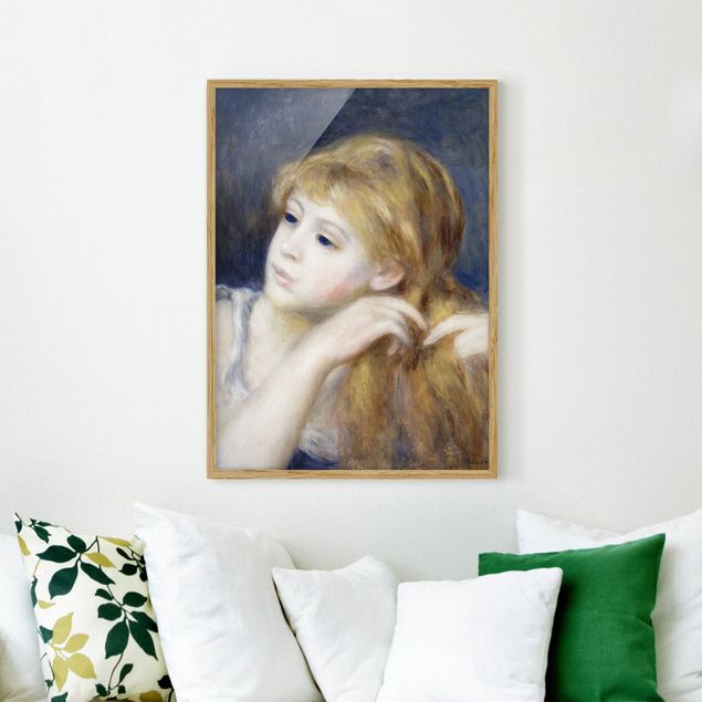 Cuadro del Impresionismo Auguste Renoir - Head of a Young Woman