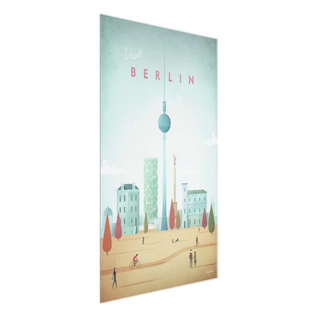 Cuadros de cristal arquitectura y skyline Travel Poster - Berlin