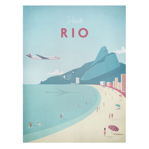 Lienzos de ciudades Travel Poster - Rio De Janeiro