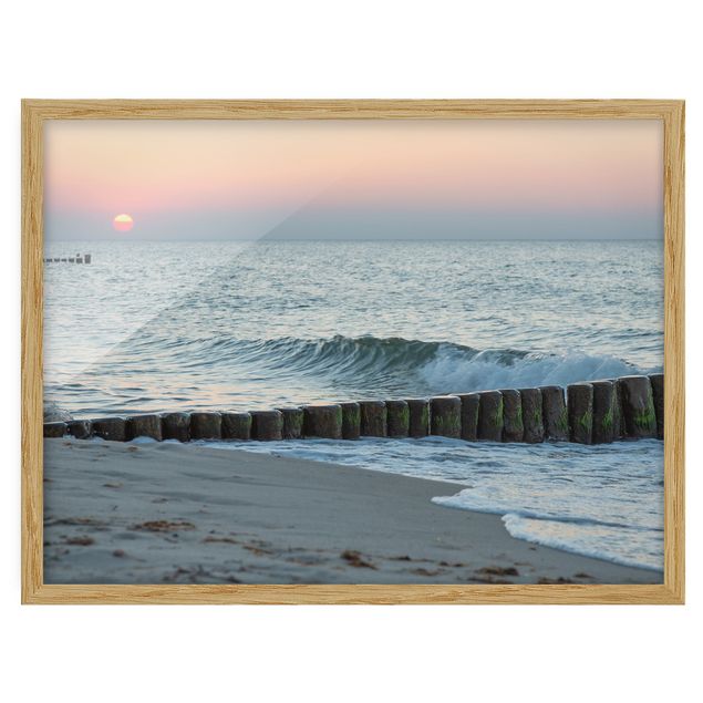 Cuadros con mar Sunset At The Beach
