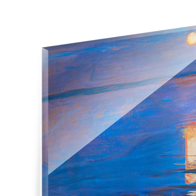 Cuadros paisajes Edvard Munch - Summer Night By The Beach
