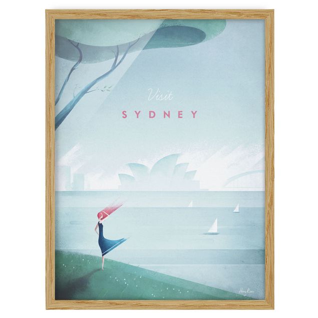 Cuadros paisajes Travel Poster - Sidney