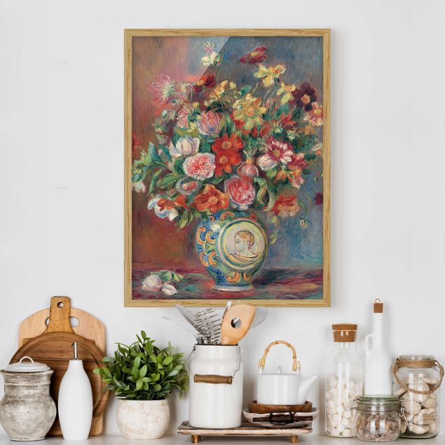 Decoración de cocinas Auguste Renoir - Flower vase