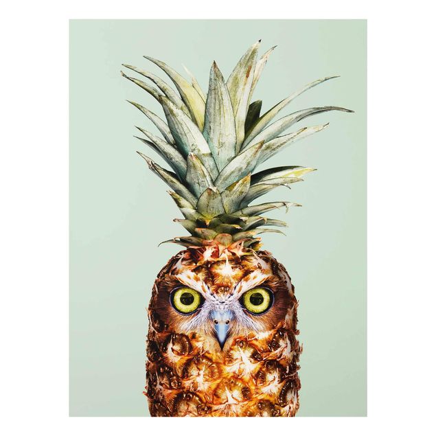 Láminas de cuadros famosos Pineapple With Owl