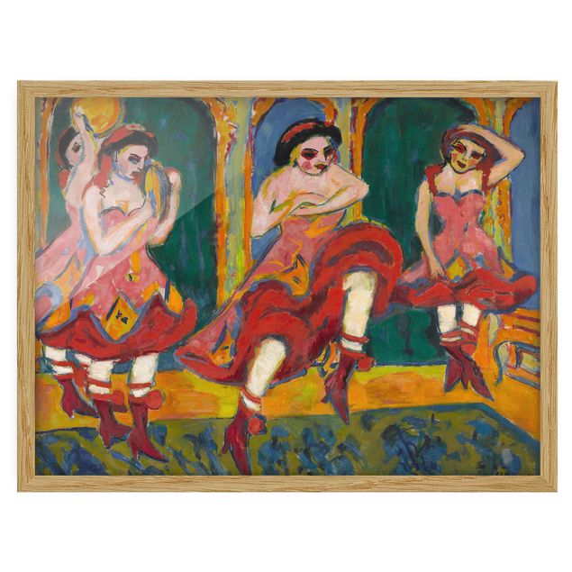 Estilos artísticos Ernst Ludwig Kirchner - Czardas Dancers