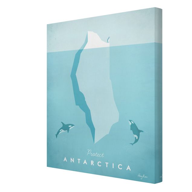 Cuadros con mar Travel Poster - Antarctica