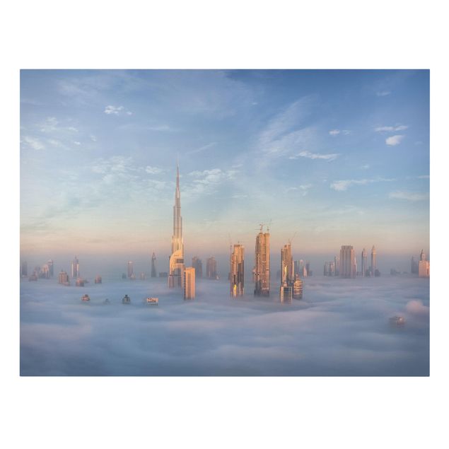 Lienzos de ciudades Dubai Above The Clouds