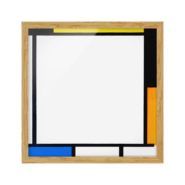 Láminas cuadros famosos Piet Mondrian - Composition II