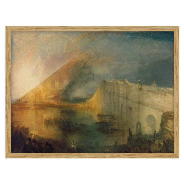 Reproducciones de cuadros William Turner - The Burning Of The Houses Of Lords And Commons