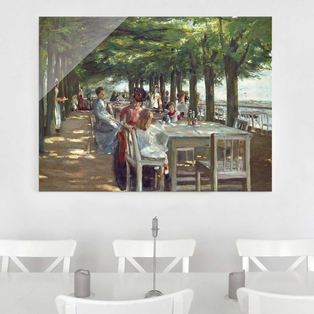 Cuadros Impresionismo Max Liebermann - The Restaurant Terrace Jacob