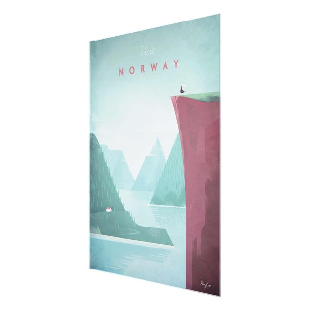 Cuadros arquitectura Travel Poster - Norway